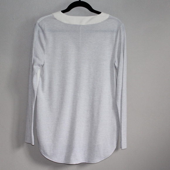 Ann Taylor Loft Two Tone Tunic Blouse Small - Picture 2 of 6